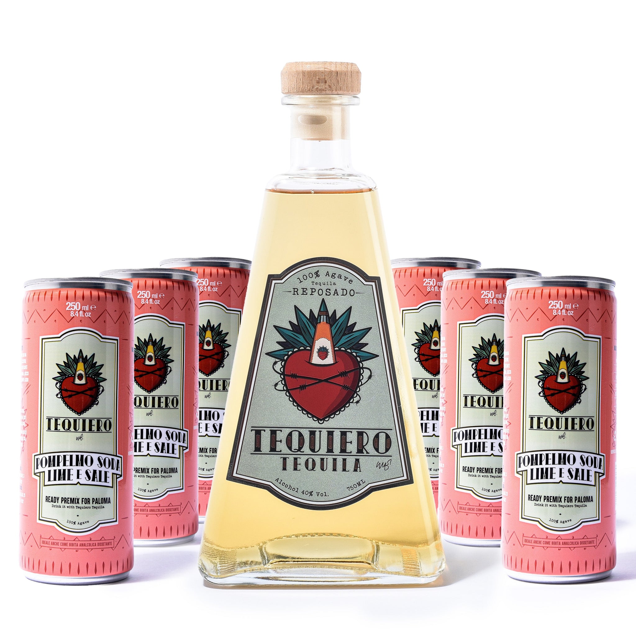 Tequiero Tequila Kit Paloma per 10 Persone